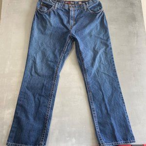 Ariat M4 FR Jeans Size 42 x 34 actual 42 x 33 Low rise  blue straight leg